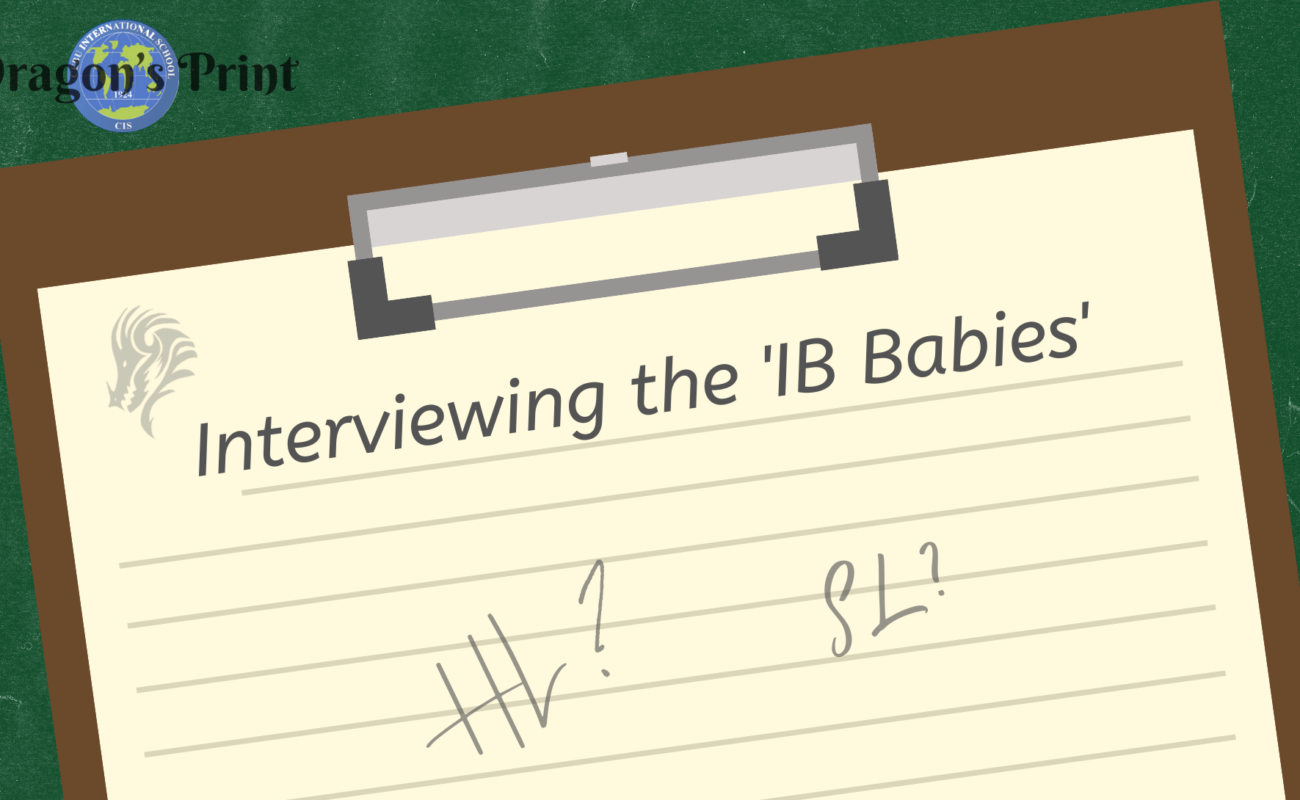 Interviewing the ‘IB babies’ !￼